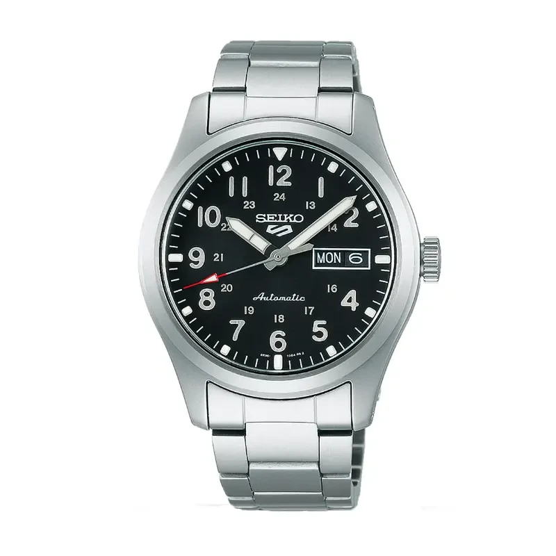 Seiko 5 Sports Field Series Black Dial Casual Men's Watch- SRPG27K1